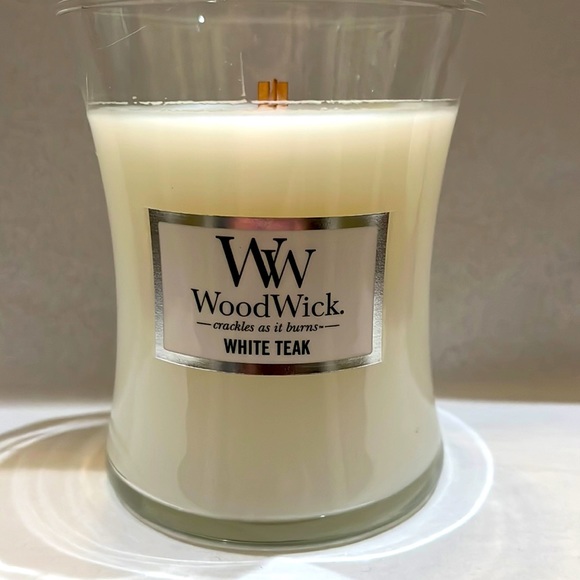 Woodwick Accents Woodwick White Teak Candle Poshmark
